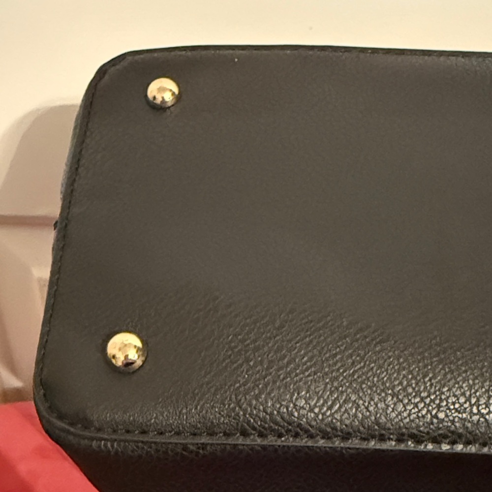 Black Leather Tote Bag - Picture 8 of 14